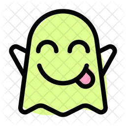 Smiling Ghost Emoji Icon