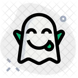 Smiling Ghost Emoji Icon