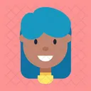 Flat Cartoon Diverse People Avatar Face Cartoon Business People Students And Office Worker Character Icon