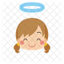 Girl Halo Emoji Icon