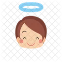 Girl Halo Emoji Icon