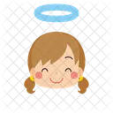 Girl Halo Emoji Icon