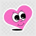 Smiling Heart Cute Heart Happy Heart Icon