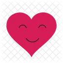 Smiling Heart Smile Happy Icon