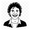 Smiling Happy Character Icon