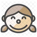 Smiling Girl Icon