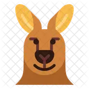 Smiling Kangaroo Icon