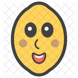 Smiling Lemon Emoji Icon