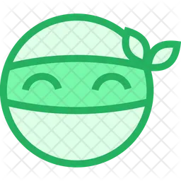 Smiling Ninja Emoji Icon