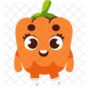 Pepper Vegetable Cute Icon