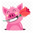 Smiling Pig  Icon