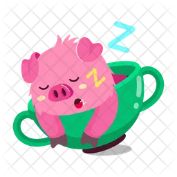 Smiling Pig  Icon