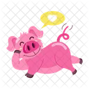 Smiling Pig  Icon