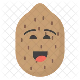 Smiling Potato Face Emoji Icon