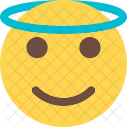 Smiling With Halo Emoji Icon