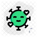Smiling With Hearts Coronavirus Emoji Coronavirus Icon