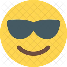 Smiling With Sunglasses Emoji Icon