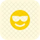 Smiling With Sunglasses Icon