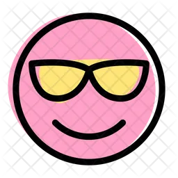 Smiling With Sunglasses Emoji Icon