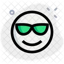 Smiling With Sunglasses Icon
