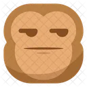 Smirk Monkey Emoji Icon