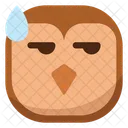 Smirk Drop Owl Icon
