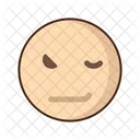 Smirk Emoji Amazed Icon