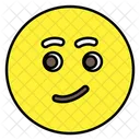 Smirk Emoji Emoticon Smiley Icon