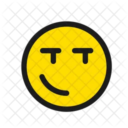 Smirk Face Emoji Icon