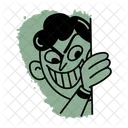 Smirk Smile Mocking Teasing Icon