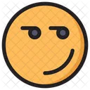 Smirking Emoji Expression Icon