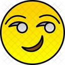 Smirking Emoji Smirking Face Dont Believe Icon
