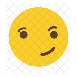 Smirking face Emoji Icon