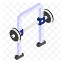 Exercsing Machine Barbell Icon