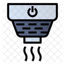 Smoke Detector Smoke Sensor Fire Safety Icon