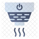 Smoke Detector Smoke Sensor Fire Safety Icon