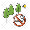 Smoke-free nature reserve  Icon