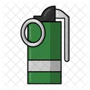 Smoke Grenade Filled Line Icon