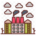 Smoked Atmosphere Building Clouds Icon