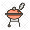 Machine Fish Smoking Icon
