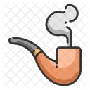 Smoking Smoke Pipe Icon