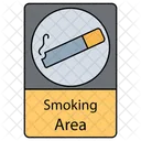 Smoking Area Cigarette Smoking Icon