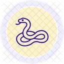 Smooth Green Snake Smoothgreensnake Reptile Icon