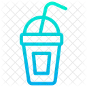 Cold Drink Take Away Straw Icon