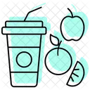 Smoothies Color Shadow Thinline Icon Icon