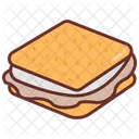 Smores Dessert Bread Icon