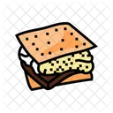 Smores Food Snack Icon