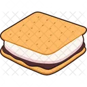 Smores Marshmallow Dessert Icon