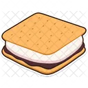 Smores Marshmallow Dessert Icon