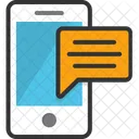 SMS 모바일 대화 아이콘